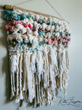 Candy Cane Woven Wall Hanging