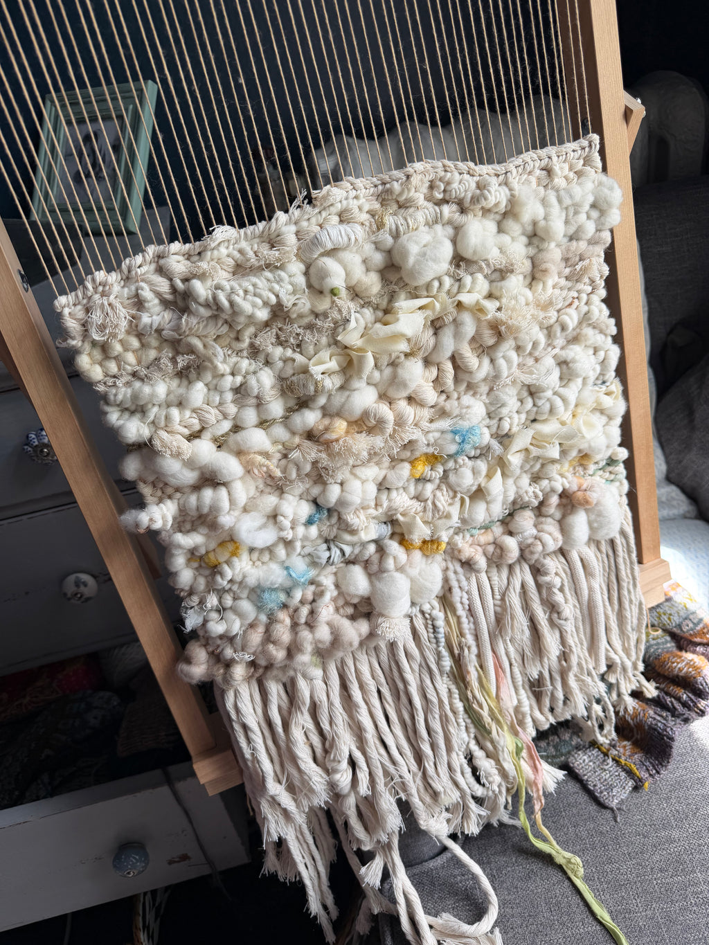 Calling for Hail...Woven Wall Hanging