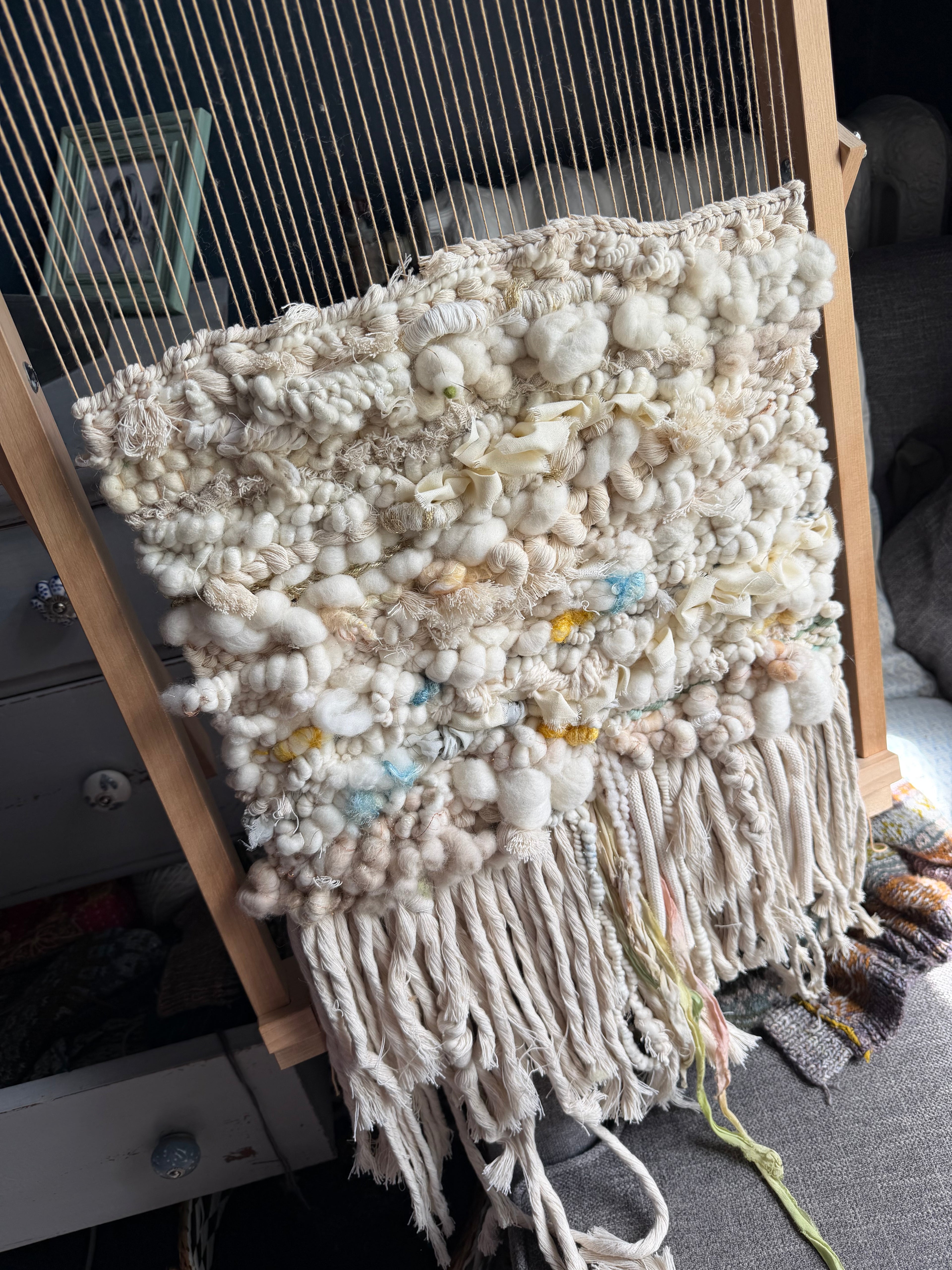 Calling for Hail...Woven Wall Hanging