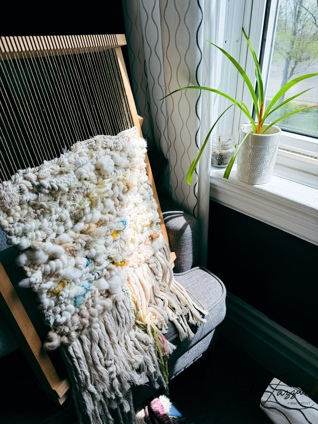 Calling for Hail...Woven Wall Hanging