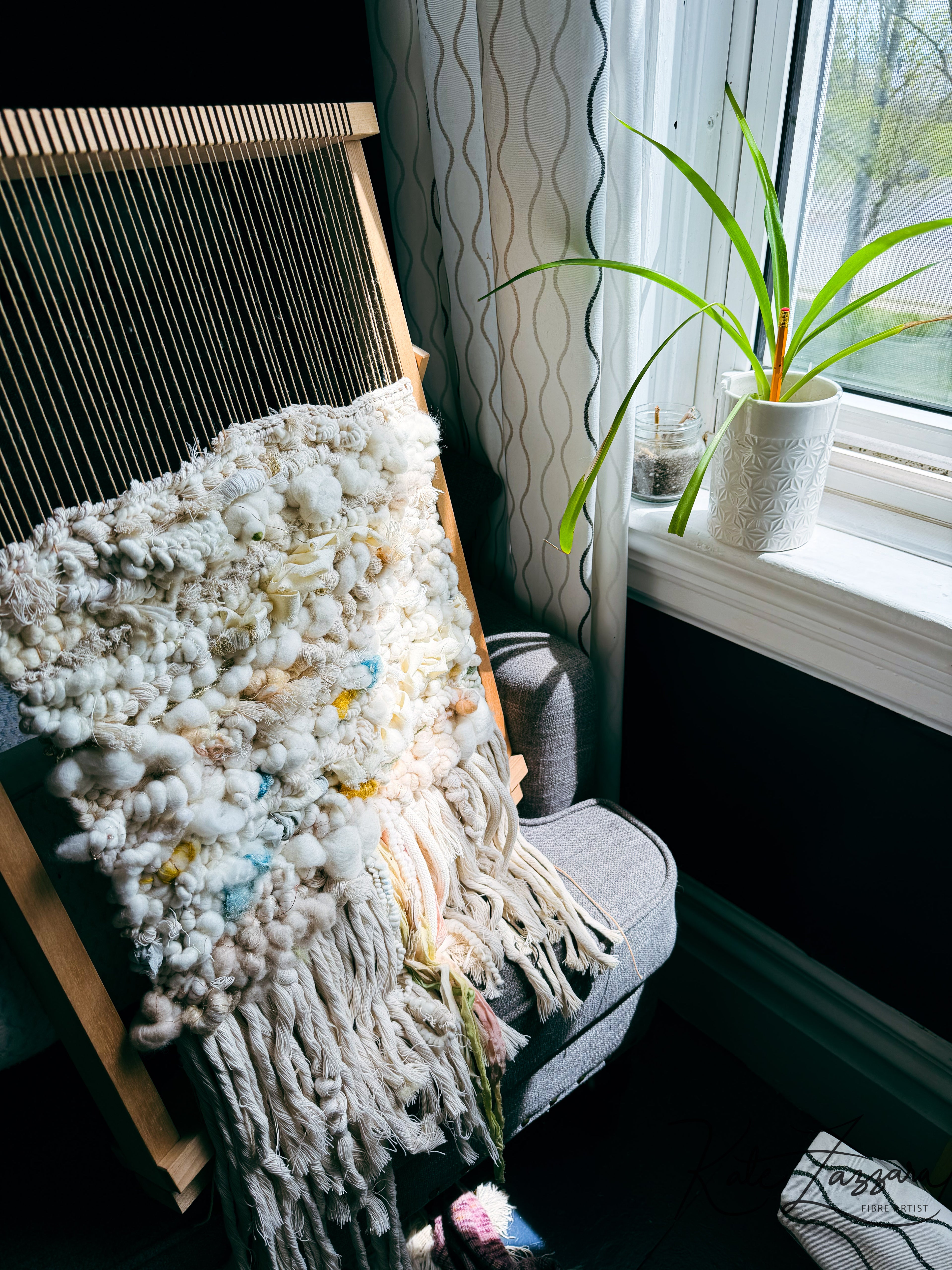 Calling for Hail...Woven Wall Hanging