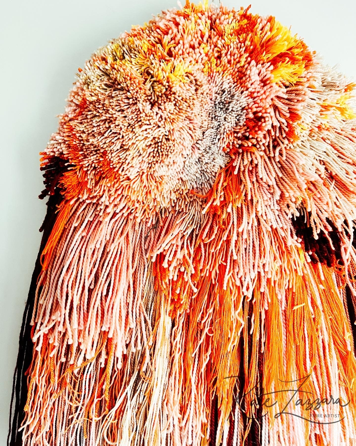 Sunburst Latch Hooking Wall Hanging